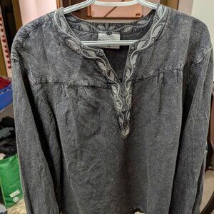 Holy Clothing Mens Storm Grey Orion Shirt